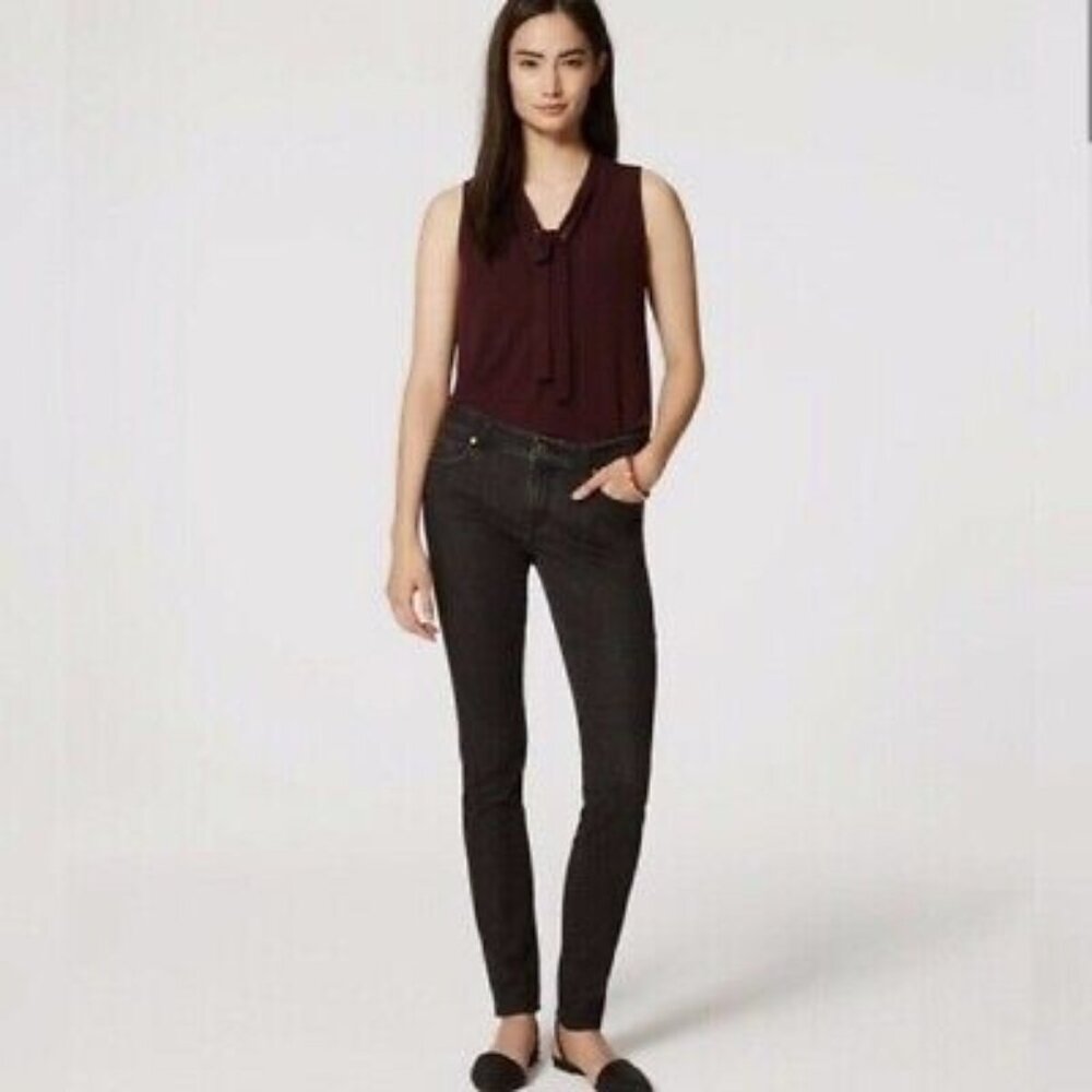 Ann Taylor "The Skinny" Black Jeans
